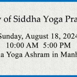 A Day of Siddha Yoga Practices
